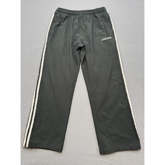 adidas Other - Adidas Track Pants Men's XL Black White 3-Stripe Straight Leg Athletic Training
